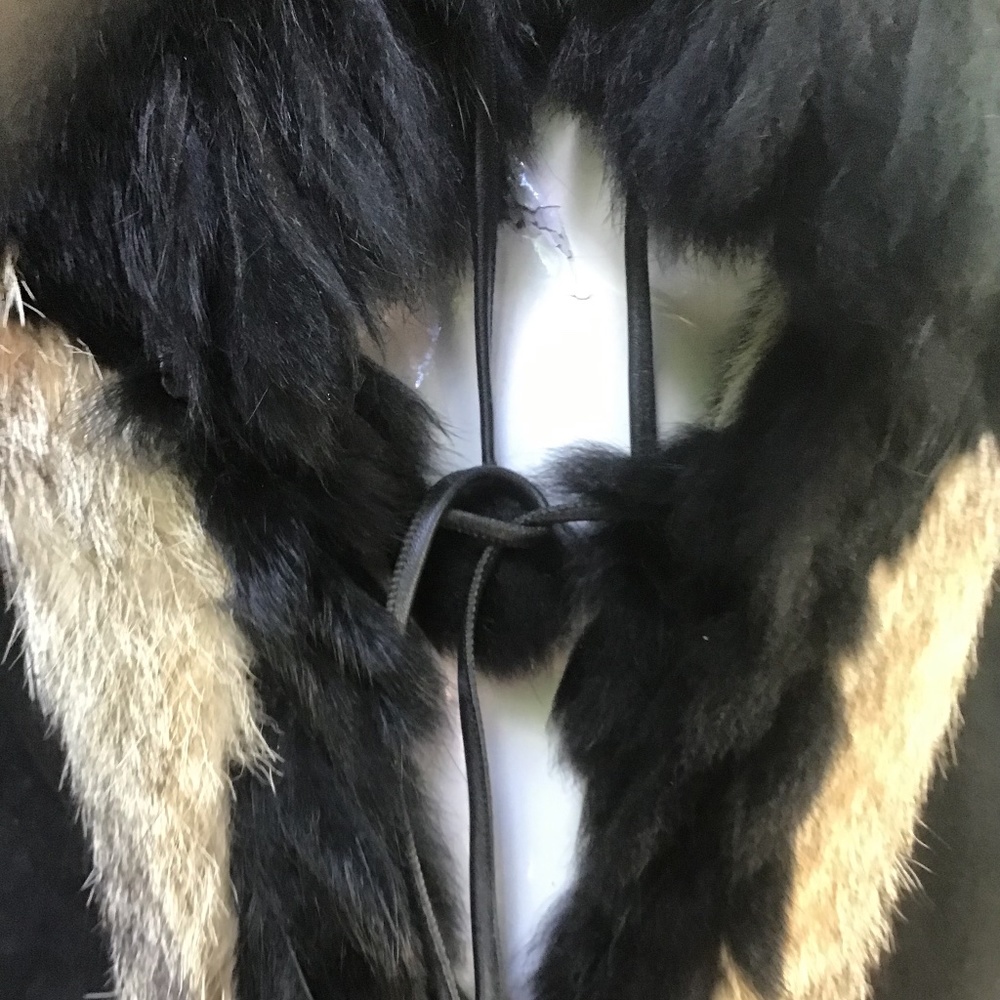 Italian suede and fur Jacket - Picture 5 of 14